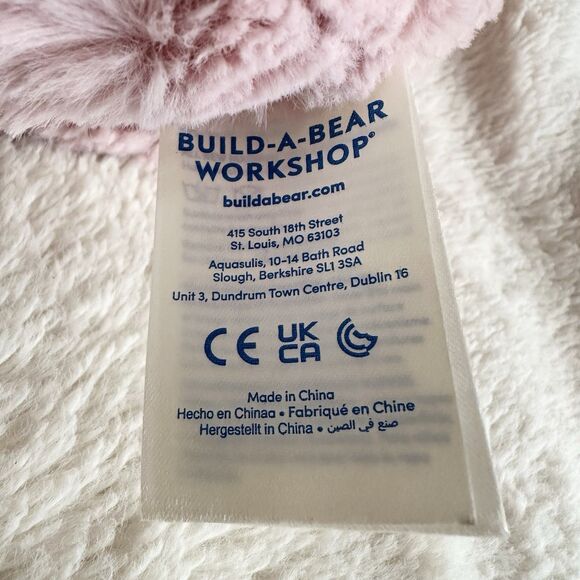 Build A Bear Workshop Pink Make Me Blush Bear 17” Plush Toy Stuffed Teddy - Picture 4 of 6